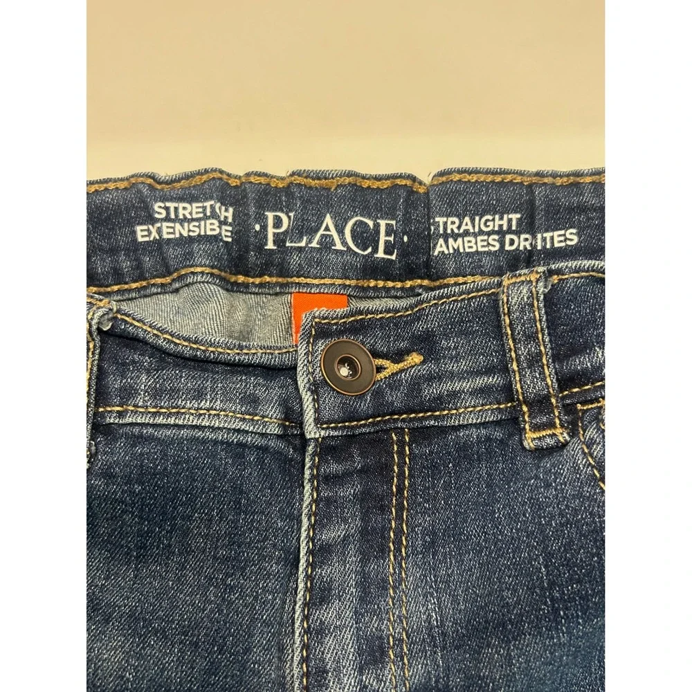 The Children's Place Boys‎ Jeans Size 12 Blue Straight Leg Stretch Denim
